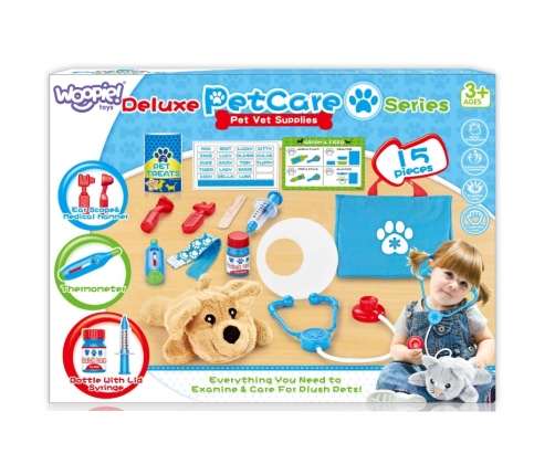 WOOPIE Zestaw Małego Weterynarza Kot Torba