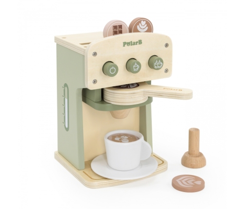 VIGA PolarB Drewniany Ekspres do Kawy Zielony + Akcesoria