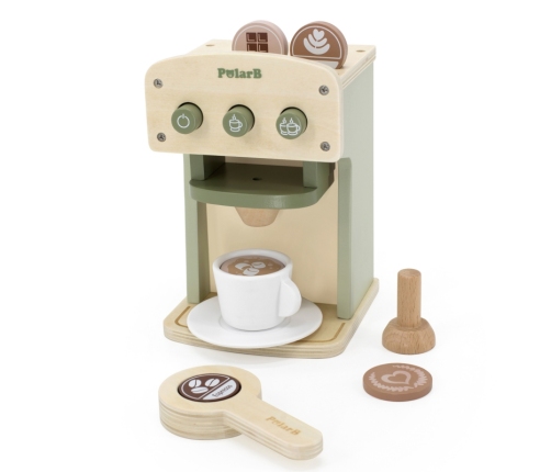 VIGA PolarB Drewniany Ekspres do Kawy Zielony + Akcesoria