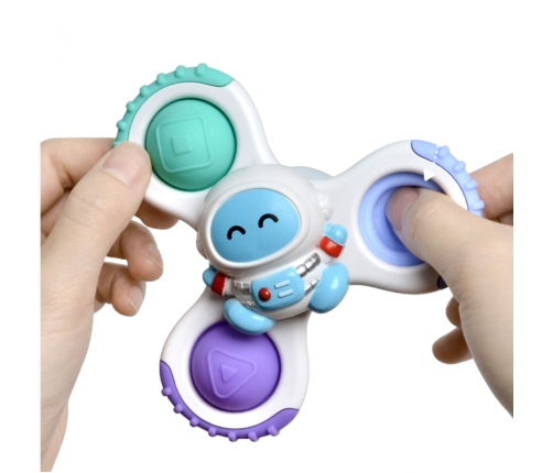 WOOPIE BABY Spinner Zabawka Sensoryczna Rakieta Kosmita Ufo 3 szt.