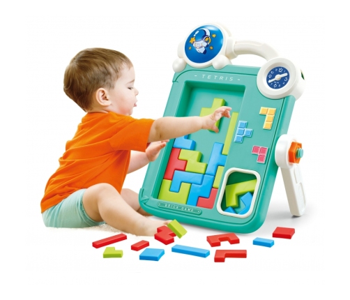 WOOPIE Dwustronna Tablica do Rysowania Gra Tetris 2w1