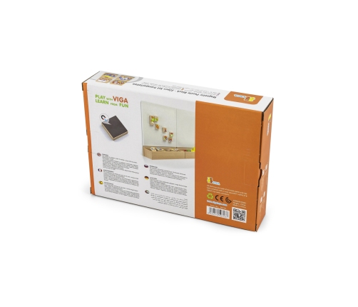 Viga Układanka drewniana puzzle magnetyczne - pojazdy Certyfikat FSC