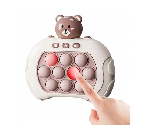 WOOPIE Gra POP IT Interaktywna Antystresowa Zręcznościowa Miś