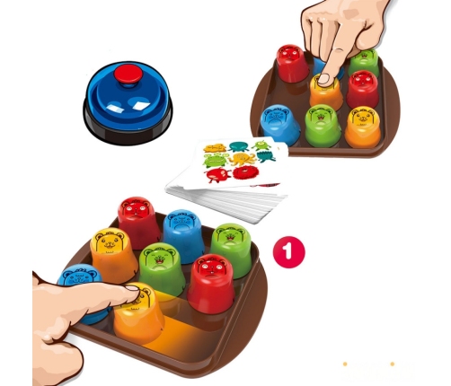 WOOPIE Gra Edukacyjno-Strategiczna 2w1 Kółko i Krzyżyk