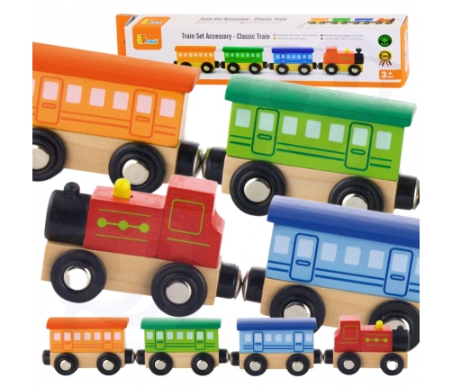 VIGA Zestaw akcesoriów do kolejki - klasyczny pociąg