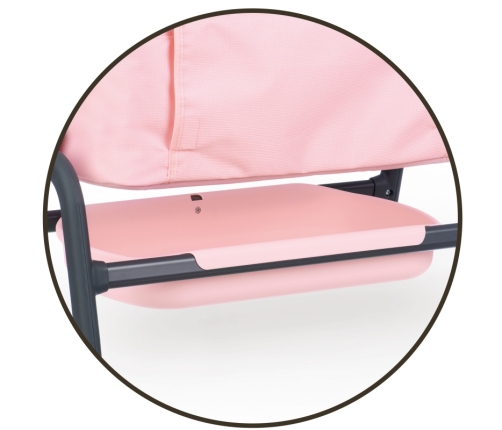 SMOBY Łóżeczko Maxi-Cosi Quinny dla Lalek 38 cm ze Schowkiem i Regulacją Wysokości