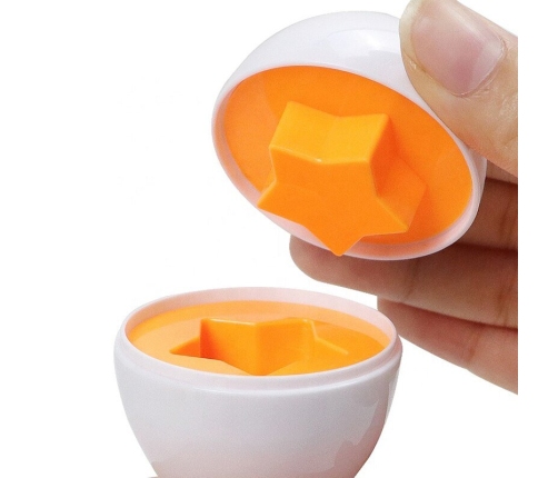 WOOPIE Układanka Jajka Montessori - Dopasuj Kształty i Kolory