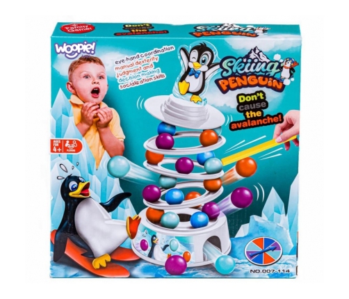 WOOPIE Gra Zręcznościowa Pingwin na Wieży