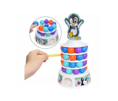 WOOPIE Gra Zręcznościowa Pingwin na Wieży