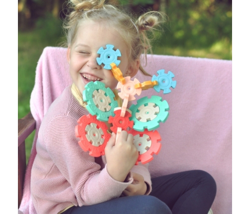 WOOPIE Klocki Konstrukcyjne Wafle Jeżyki 52 el.