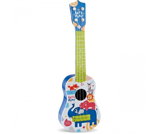 WOOPIE Gitara Klasyczna dla Dzieci Niebieska 57cm