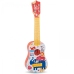 WOOPIE Gitara Klasyczna dla Dzieci Czerwona 57cm