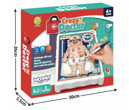 WOOPIE Gra Zręcznościowa Szalony Lekarz