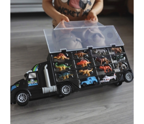 WOOPIE Samochód Transporter Dinozaury Ciężarówka