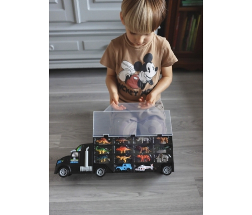 WOOPIE Samochód Transporter Dinozaury Ciężarówka