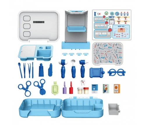 WOOPIE Zestaw Małego Dentysty Lekarza 33 el.