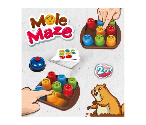 WOOPIE Gra Edukacyjno-Strategiczna 2w1 Kółko i Krzyżyk