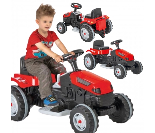 Traktors ar pedāļiem WOOPIE Farmer PowerTrac