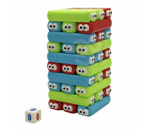 WOOPIE Układanka Wieża Robaczków Gra Zręcznościowa 4+