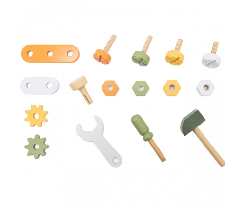 VIGA PolarB Skrzynka z Narzędziami Zestaw Drewniany