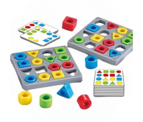 WOOPIE Gra Logiczna Dopasuj Kształty