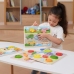 VIGA Drewniane Puzzle Układanka Montessori 2w1 Figurki Warzywa