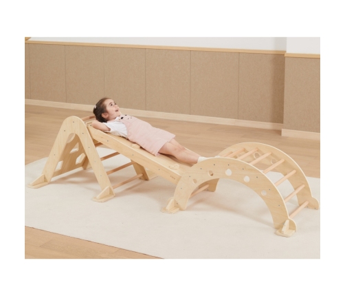 VIGA Drewniany Bujak Naturalny Montessori