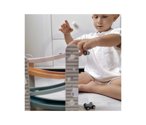 VIGA PolarB Drewniana Zjeżdżalnia Dla Samochodzików Tor Wyścigowy