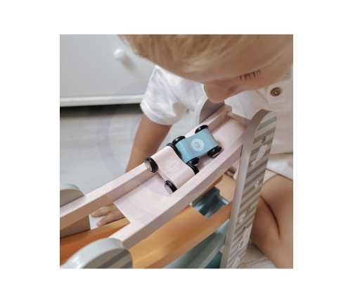 VIGA PolarB Drewniana Zjeżdżalnia Dla Samochodzików Tor Wyścigowy