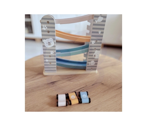 VIGA PolarB Drewniana Zjeżdżalnia Dla Samochodzików Tor Wyścigowy