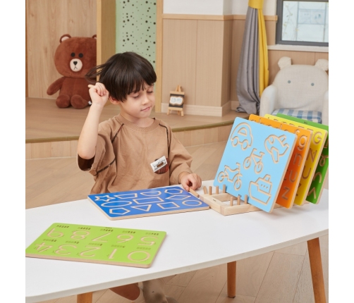 VIGA Tablica Grafomotoryczna Cyfry Nauka Pisania