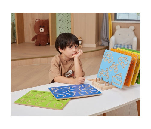 VIGA Tablica Grafomotoryczna Cyfry Nauka Pisania