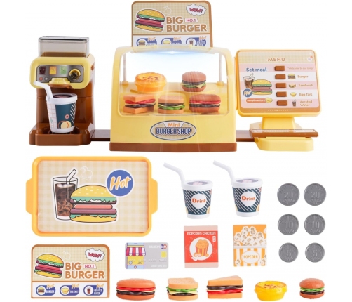 WOOPIE Sklep Restauracja Fast Food Mini Burger Shop 