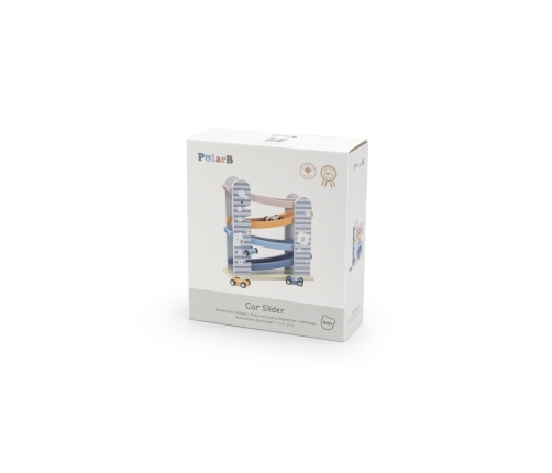 VIGA PolarB Drewniana Zjeżdżalnia Dla Samochodzików Tor Wyścigowy