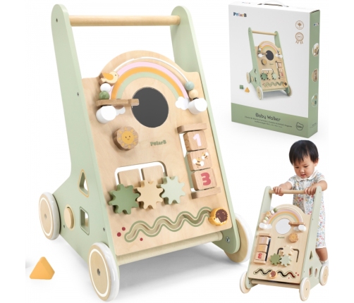 VIGA PolarB Drewniany Pchacz Chodzik Zielony Edukacyjny