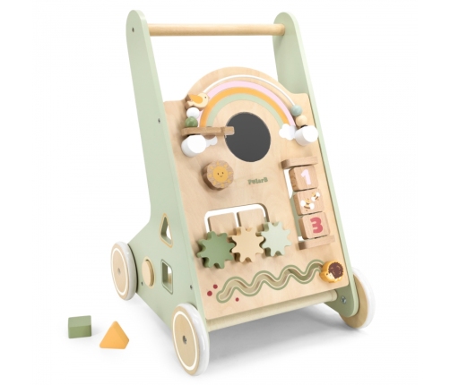VIGA PolarB Drewniany Pchacz Chodzik Zielony Edukacyjny