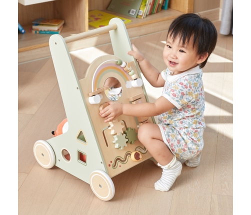 VIGA PolarB Drewniany Pchacz Chodzik Zielony Edukacyjny