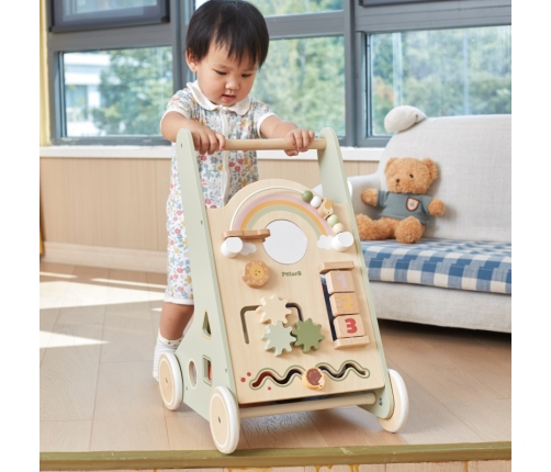 VIGA PolarB Drewniany Pchacz Chodzik Zielony Edukacyjny