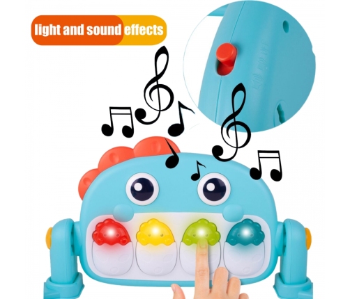 WOOPIE BABY Mata z Pałąkiem Dino