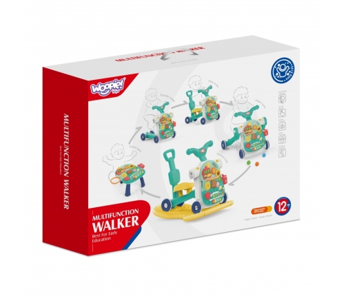 WOOPIE BABY Chodzik 5w1 Multifunkcyjny Niebieski 1+