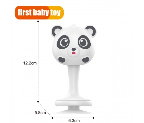 WOOPIE BABY Grzechotka Biało-Czarna Panda 0m+