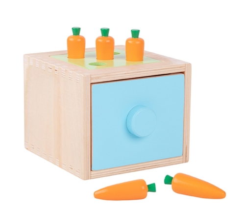 WOOPIE GREEN Drewniana Szuflada Edukacyjna Sorter Montessori