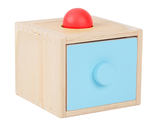 WOOPIE GREEN Drewniana Szuflada Edukacyjna Sorter Montessori