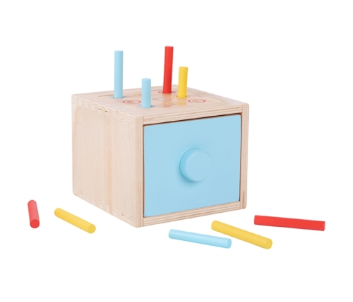 WOOPIE GREEN Drewniana Szuflada Edukacyjna Sorter Montessori