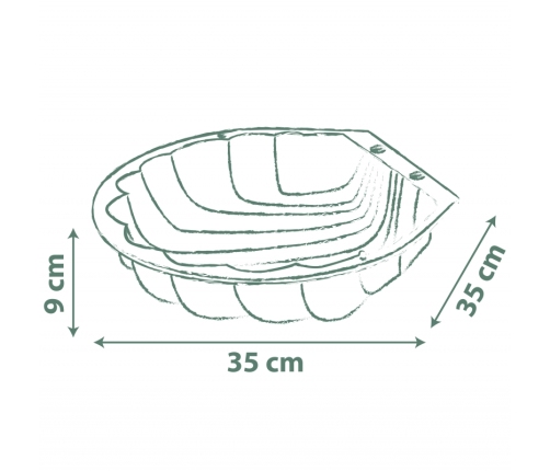 SMOBY Piaskownica z Akcesoriami Basen Suchy