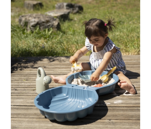 SMOBY Piaskownica z Przykryciem i Akcesoriami Basen Suchy