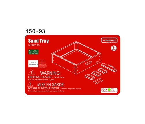 MASTERKIDZ Ramka Na Piasek + Akcesoria