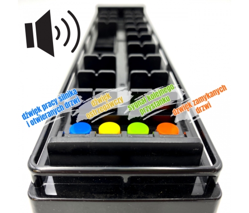 WOOPIE Autobus ze Światłami i Otwieranymi Drzwiami