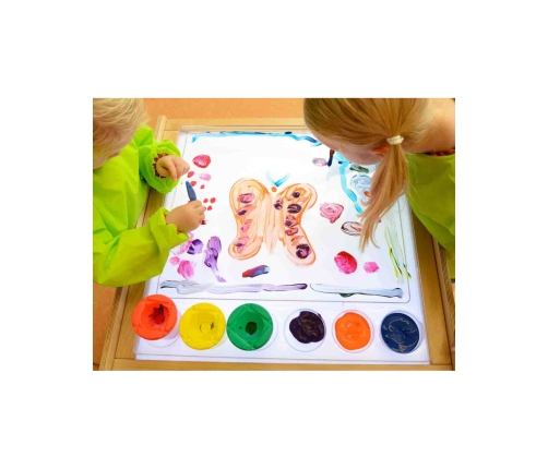 MASTERKIDZ Kwadratowa Taca do Malowania Montessori