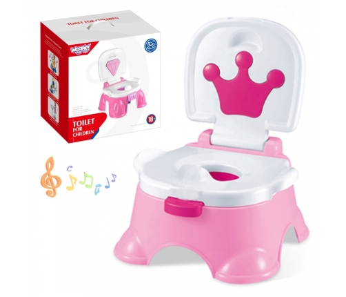 WOOPIE BABY Pierwszy Nocnik dla Dziecka z Muzyką 3w1 Krzesełko Stopień